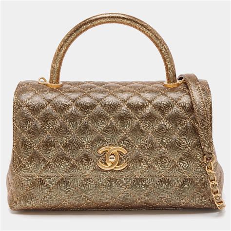 chanel coco handle small chevron measurements|Chanel coco handle bag review.